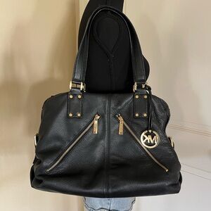 Y2K Michael Kors Black Leather Bag